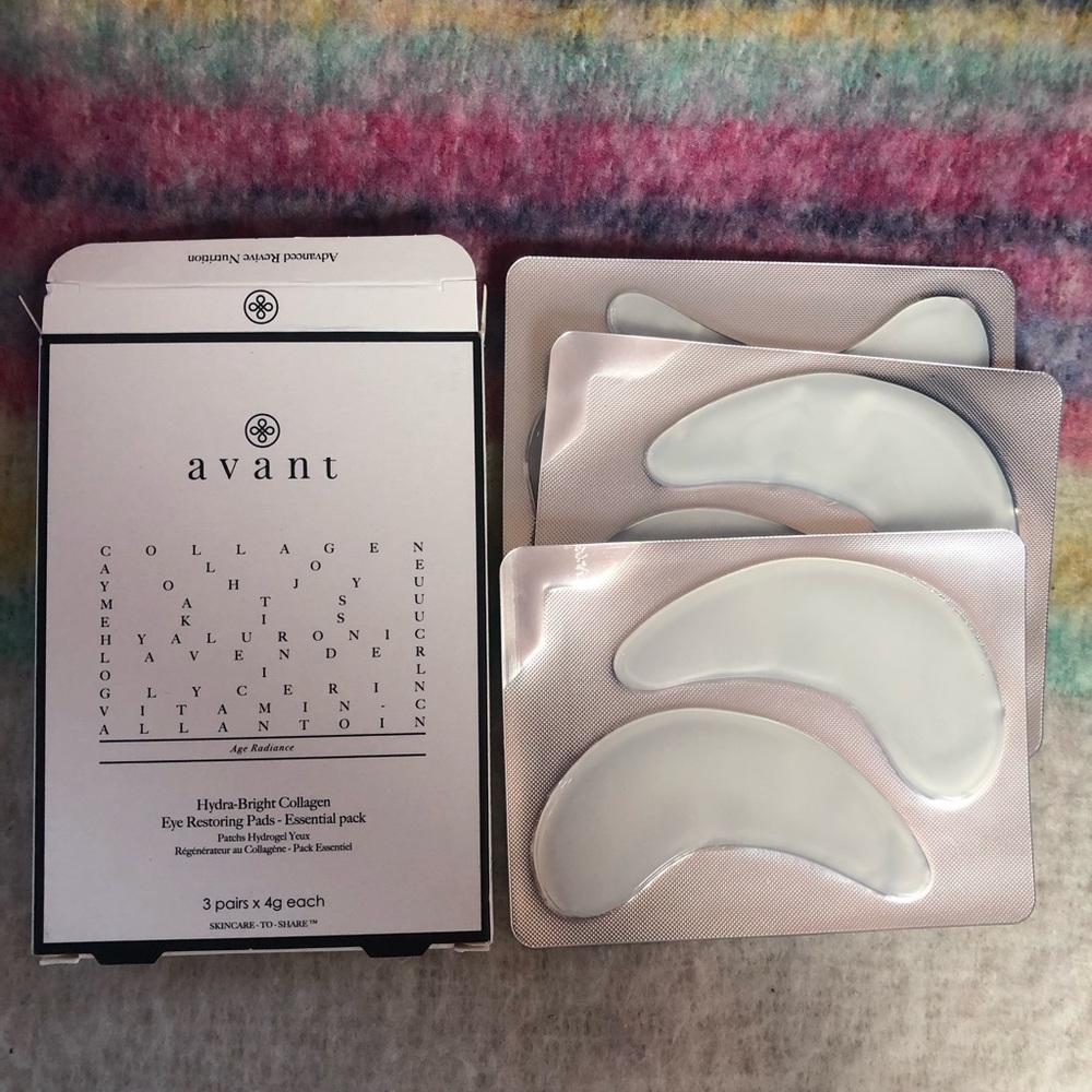 COPY - Avant Hydra Bright Collagen Eye Restoring Pads Eye Mask 3 pairs x 4g